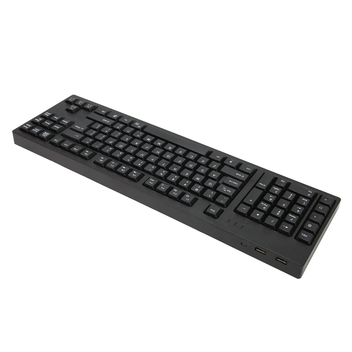 Left Handed Keyboard 109 Keys Micro USB Ergonomic Layout Plug and Play Office Keyboard for Business Accounting Designer - Lootquake