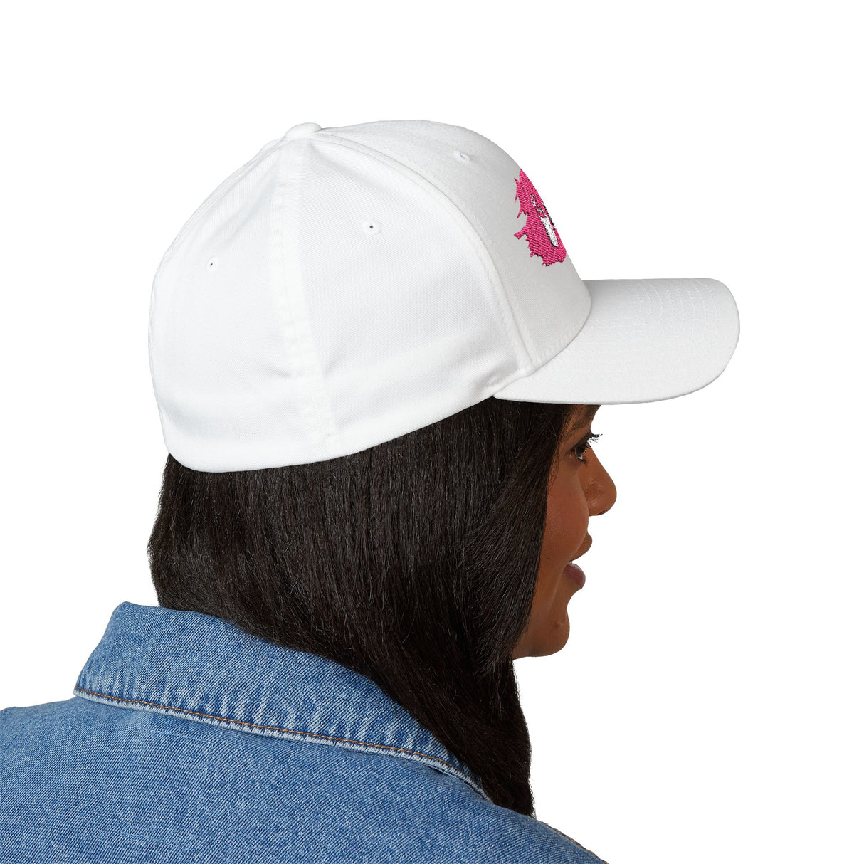 Embroidered Cap with Pink Lootquake Logo