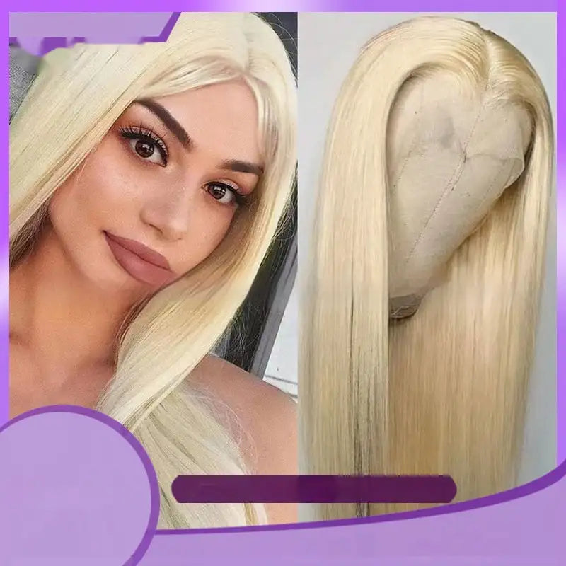 Real Human Hair Transparent Lace Full-head Wig Wig - Lootquake
