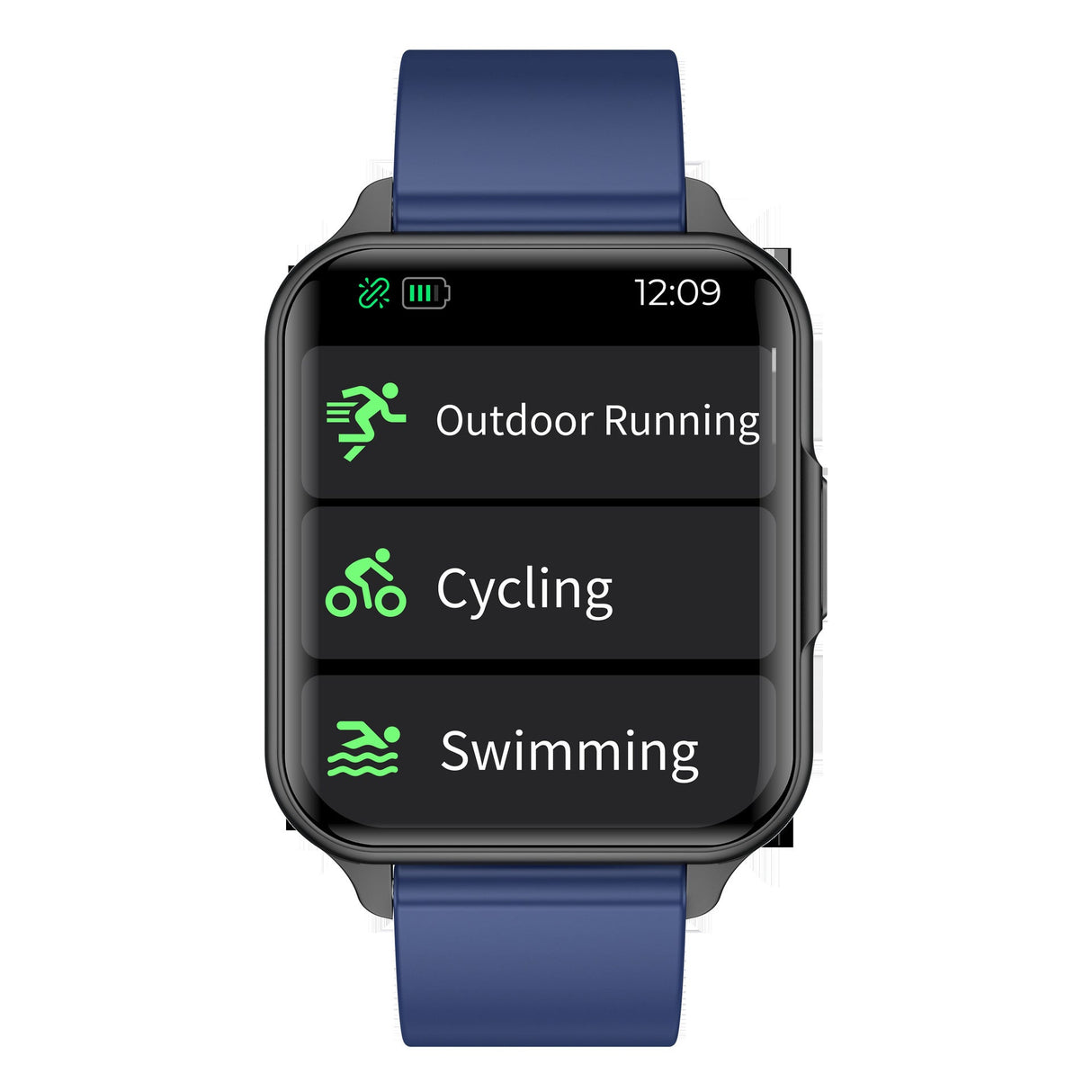 Waterproof Sports Watch Temp Heart Rate