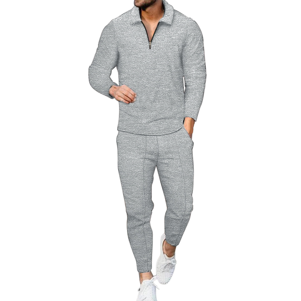 Summer Long-sleeve Pants Two-piece Sports And Leisure Men's Suit - Lootquake