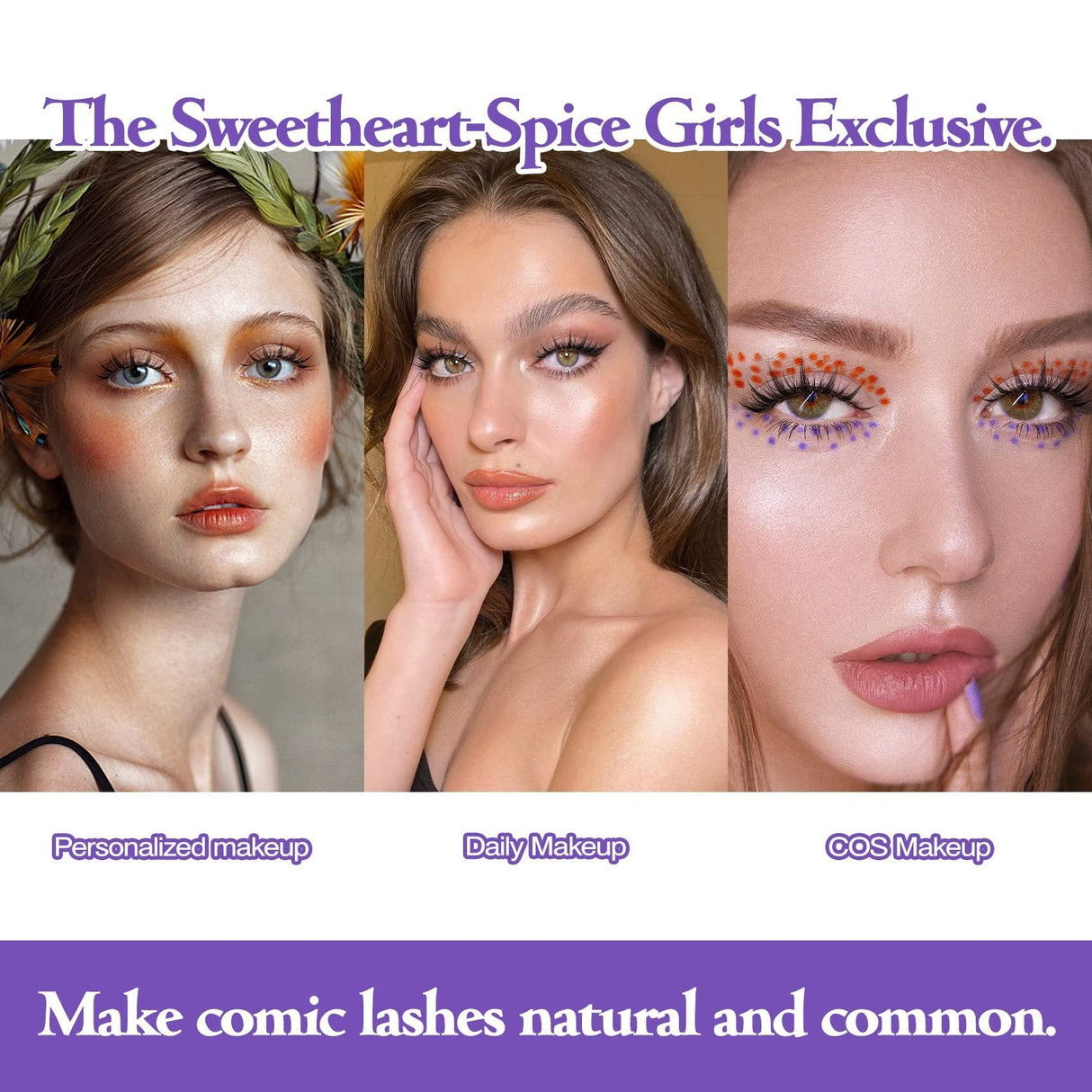 Manga Lashes Set: 5 Pairs