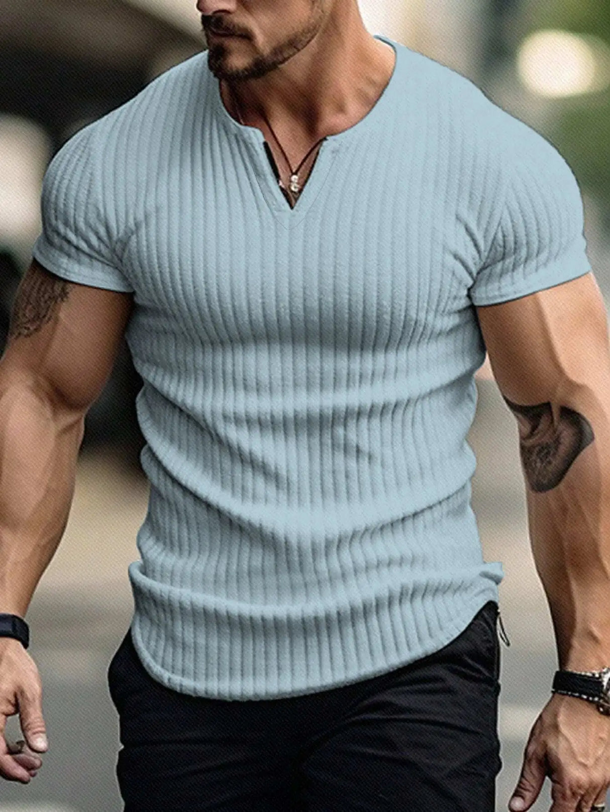 Sports Slim-fitting Men's Short Sleeve - Lootquake