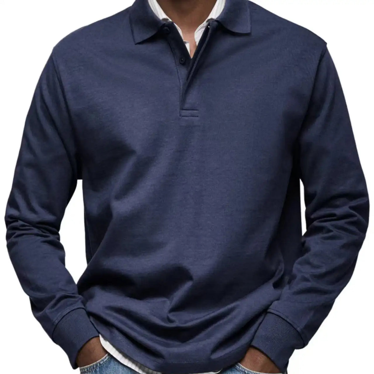 Men's Casual All-matching Long Sleeve Button Shirt - Lootquake