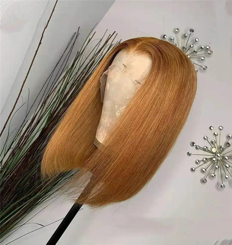 Lace Forehead Wig, Blond Human Hair Wig - Lootquake