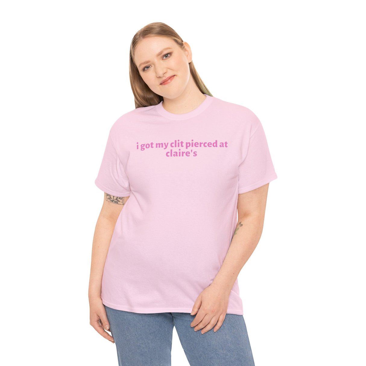 Me perforé el clítoris en Claires Camiseta divertida