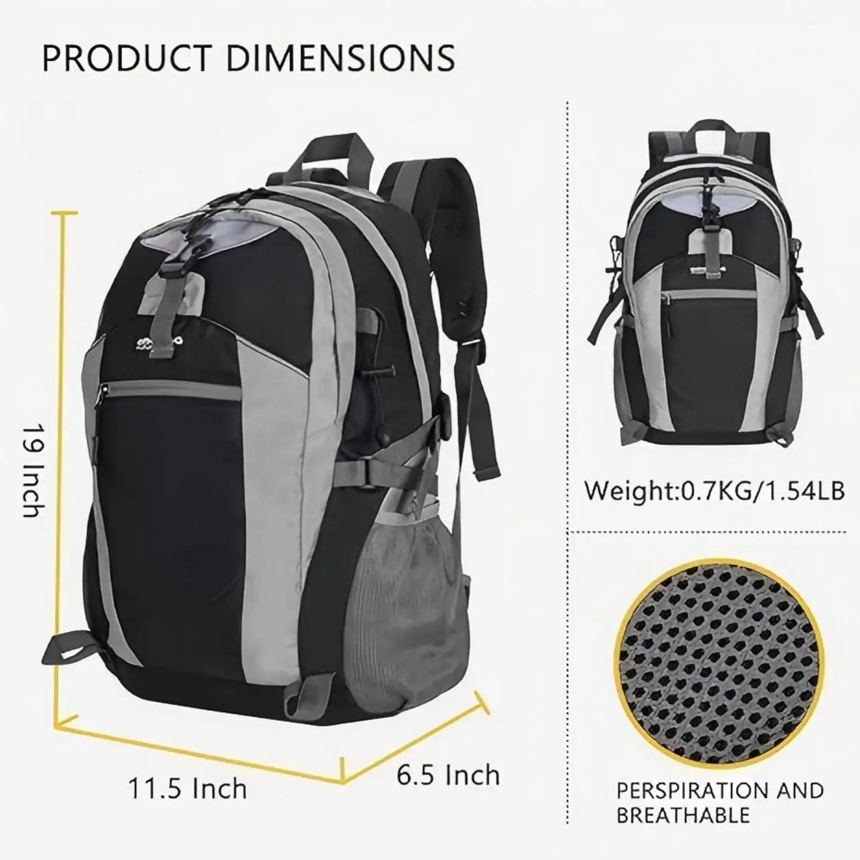 Water Resistant Hiking Backpack - Lootquake