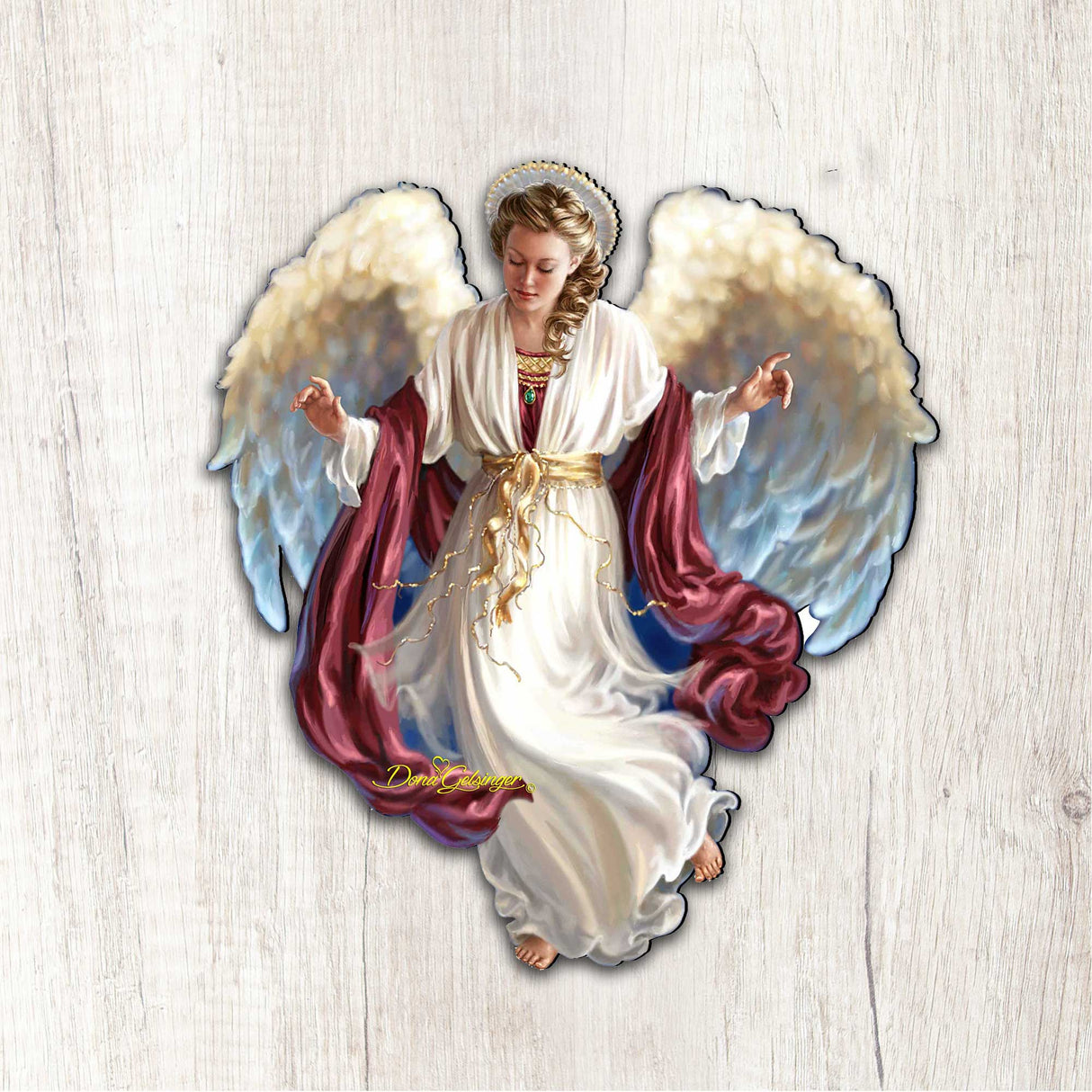 Decoración de puerta "Paz en la Tierra" de Gelsinger - Decoración navideña americana - 8461048H-1208