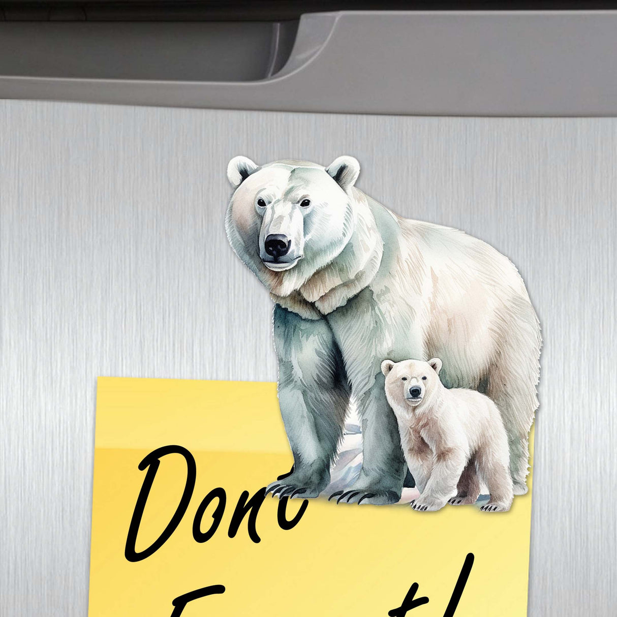 Bear Adventures Decorative Wooden Magnets Set of 6 by G. Debrekht - Wildlife Decor - 8090105G-S6