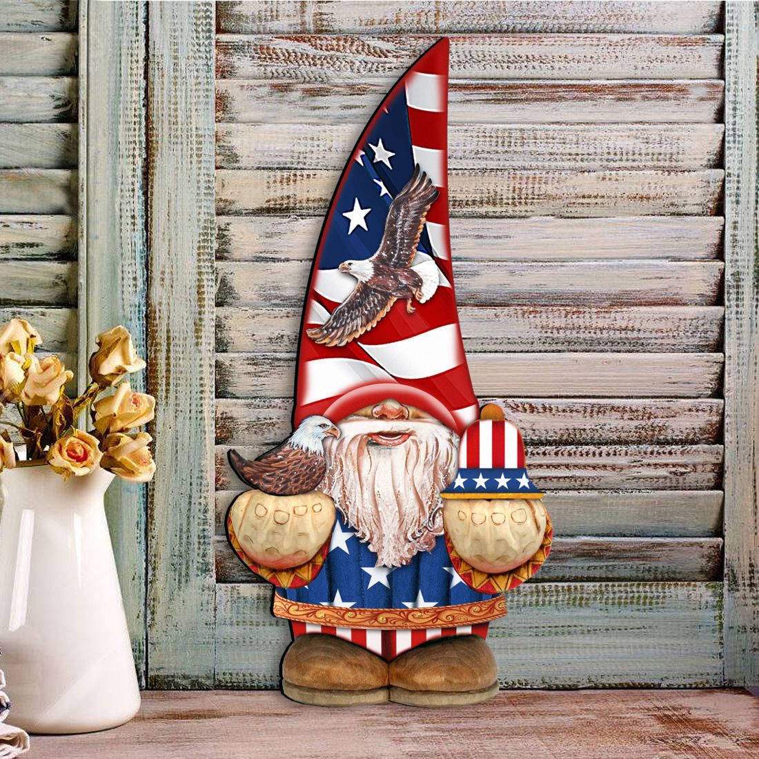 Decoración navideña americana de gnomos para puertas de G. DeBrekht - Decoración navideña americana - 8611015H