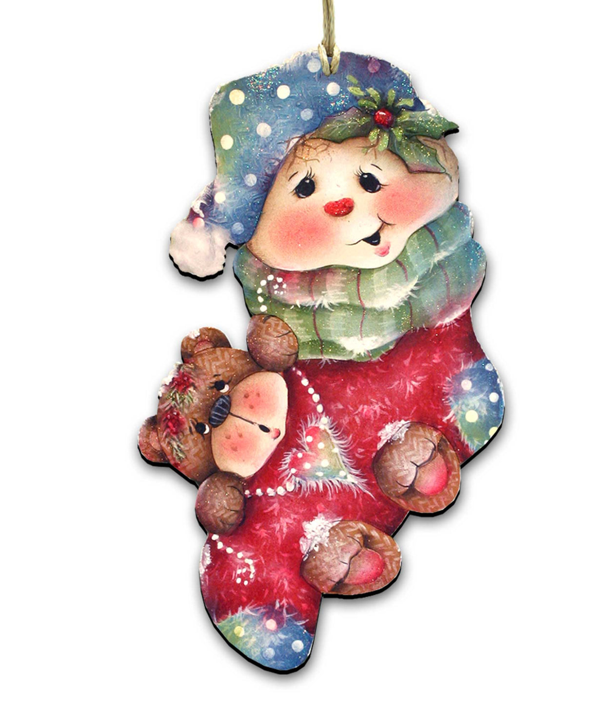 Christmas Bearly Holiday Door Decor by Jamie Mills-Price - Christmas Decor - 8457501H