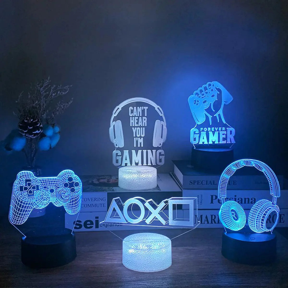 3D LED RGB Gamer Light