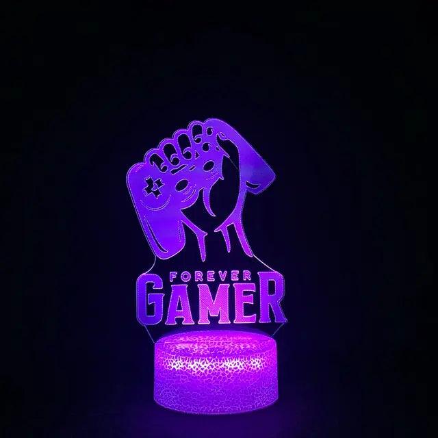 3D LED RGB Gamer Light