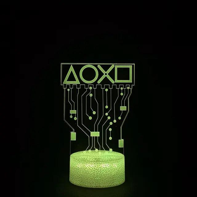 3D LED RGB Gamer Light