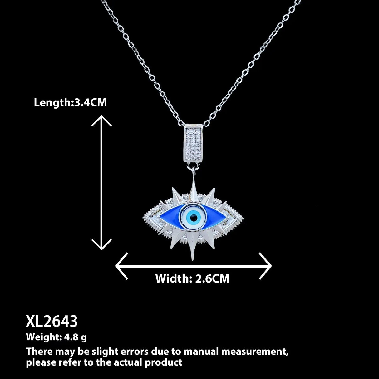 Collar de luna europeo y americano con nicho, accesorios de alta calidad que no se decoloran.