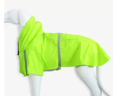 Spring and summer new dog raincoat waterproof cape dog reflective raincoat large dog raincoat - Lootquake