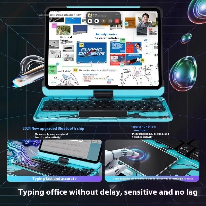 Applicable Tablet Pro13 Miaocontrol Keyboard Protective Case Mute - Lootquake