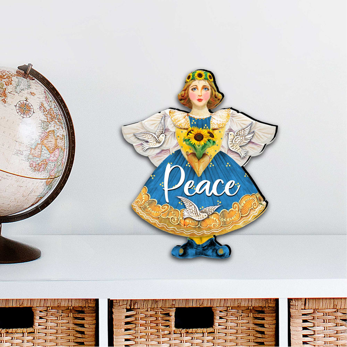 Ángel de la Paz para Ucrania - Decoración Internacional - 8157616-3H