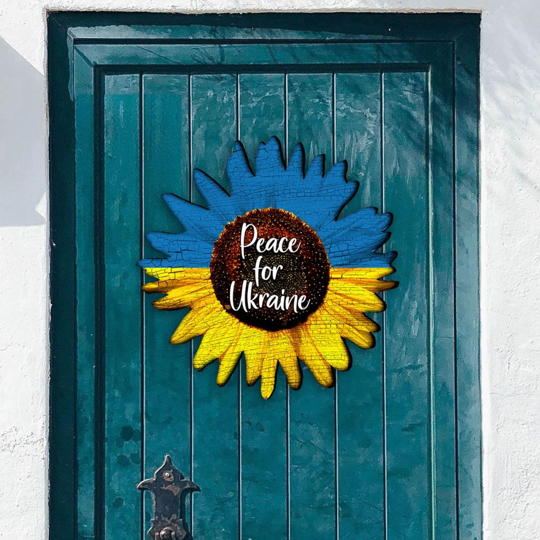Pieza para colgador de puerta de girasol de Ucrania - Decoración Internacional - 8187125H