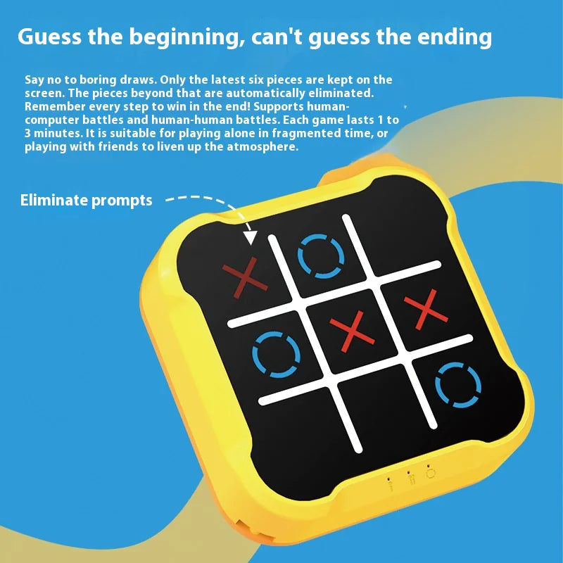 Educational Tictactoe Three-character Chess Rice Chess Children's Toys - Lootquake