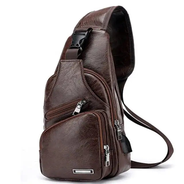 Waterproof casual one-shoulder messenger bag - Lootquake