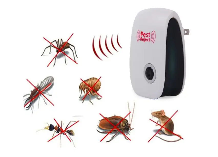 Electronic Ultrasonic Healthy Rechargeble Anti Mosquito Insect Pest Reject Mouse Repellent Repeller Practical Home EUUS Plug - Lootquake