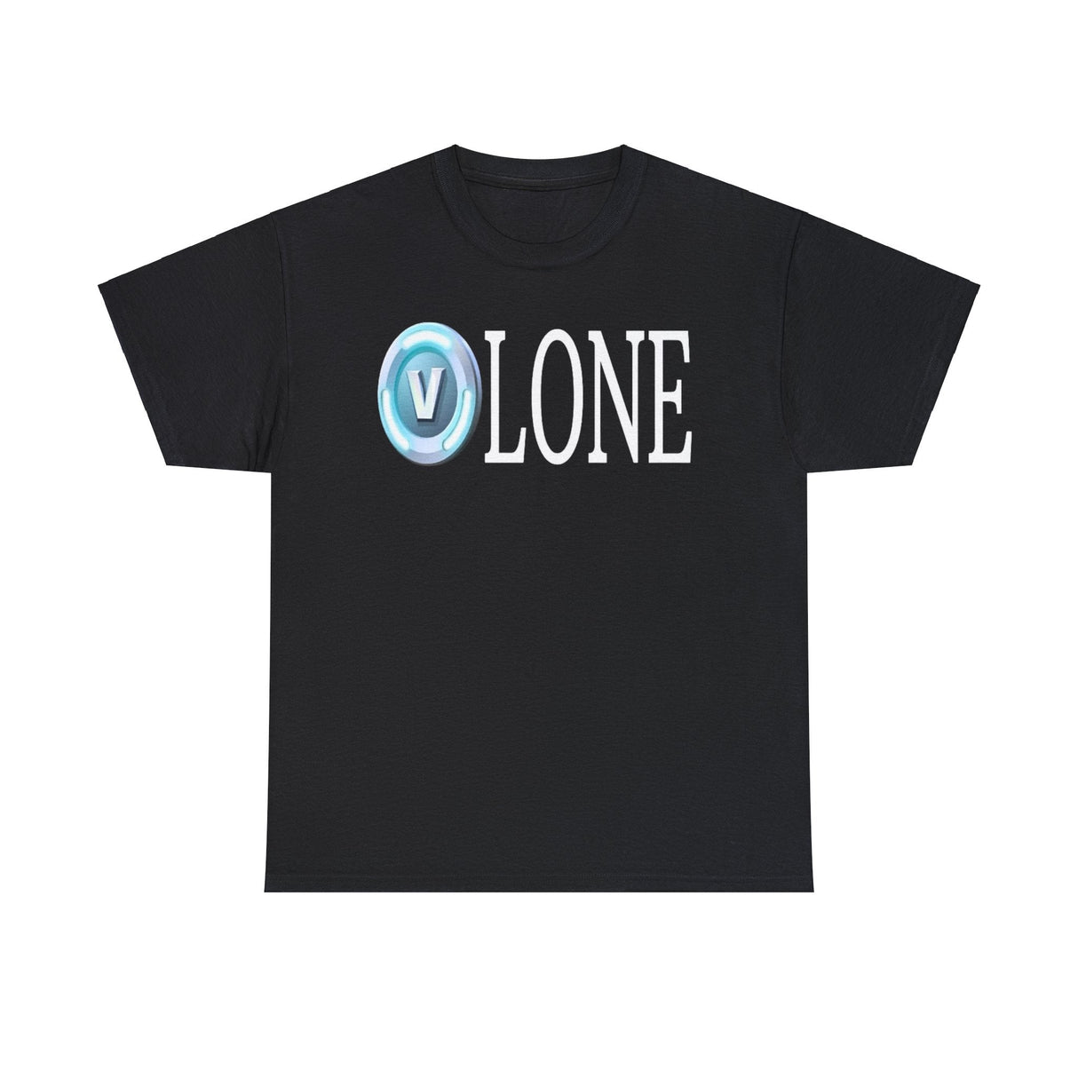 Camiseta divertida con estampado doble de V-Bucks de Fortnite estilo V-Lone - Camiseta de meme gamer