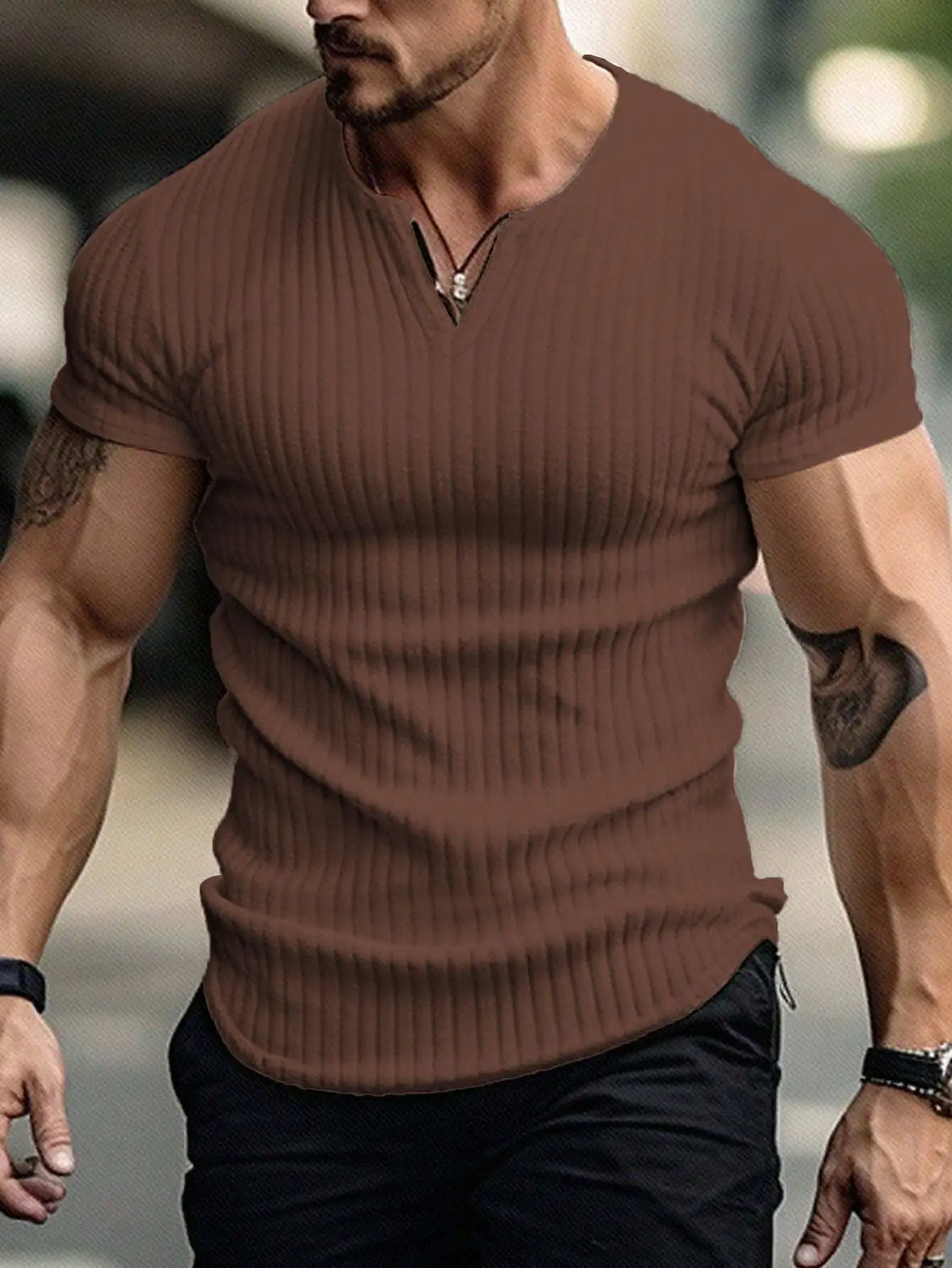 Sports Slim-fitting Men's Short Sleeve - Lootquake