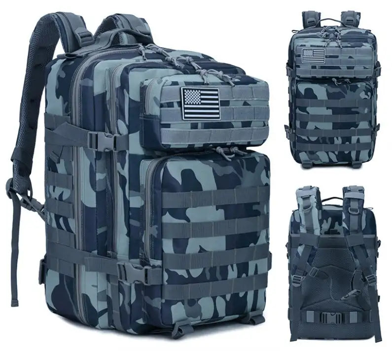 Outdoor Mountaineering Bag Tactical Leisure Bag Army Fan Travel Computer Bag Individual Soldier Package - Lootquake