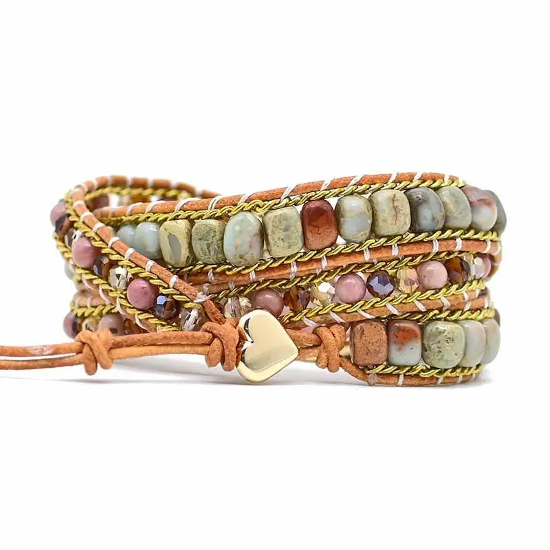 Fashion Irregular Heart Multi-layer Winding Bracelet - Lootquake