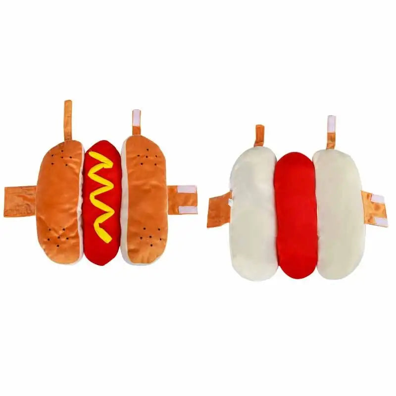 Funny Halloween Costumes For Dogs Puppy Pet Clothing Hot Dog Design Dog Clothes Pet Apparel Dressing Up Cat Party Costume Suit - Lootquake