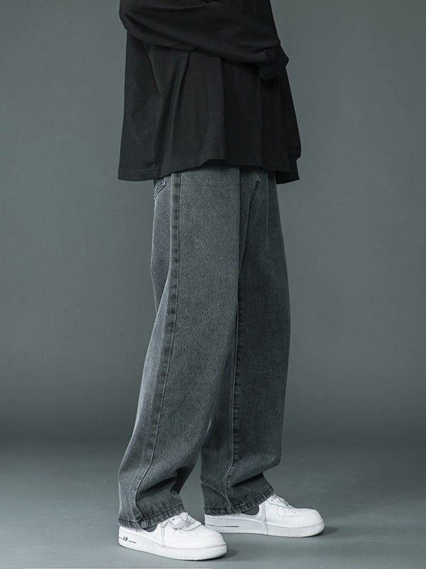 Retro Washed Denim Jeans For Men In All Seasons - Lootquake