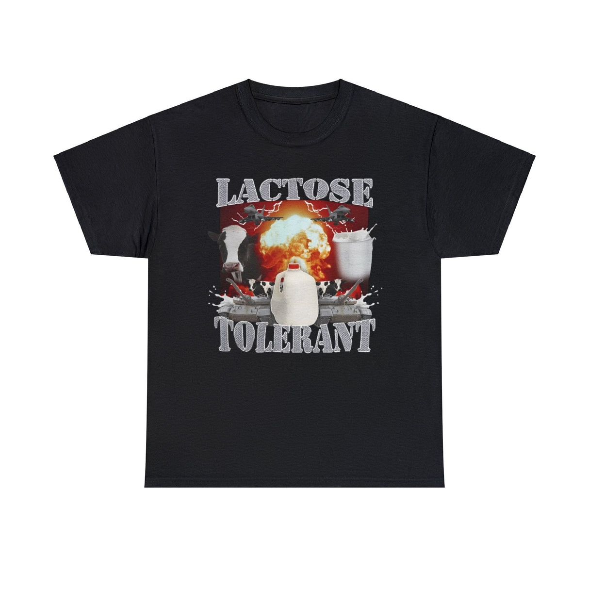 Lactose Tolerant Funny Shirt – Hilarious Food Meme Tee for Dairy Lovers