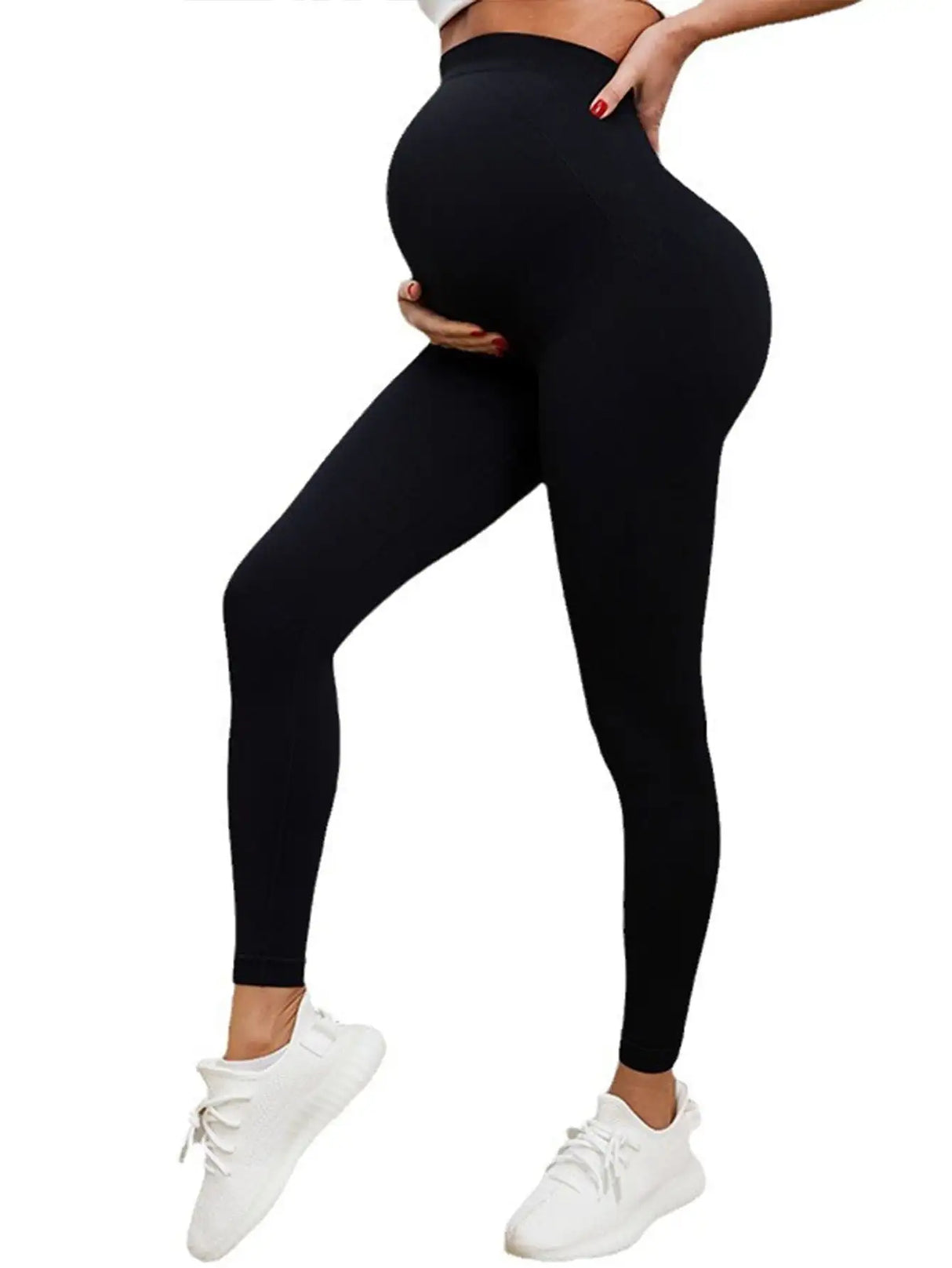 Women's Maternity Leggings Over The Belly Pregnancy Yoga Pants Active Wear Workout Leggings - Lootquake