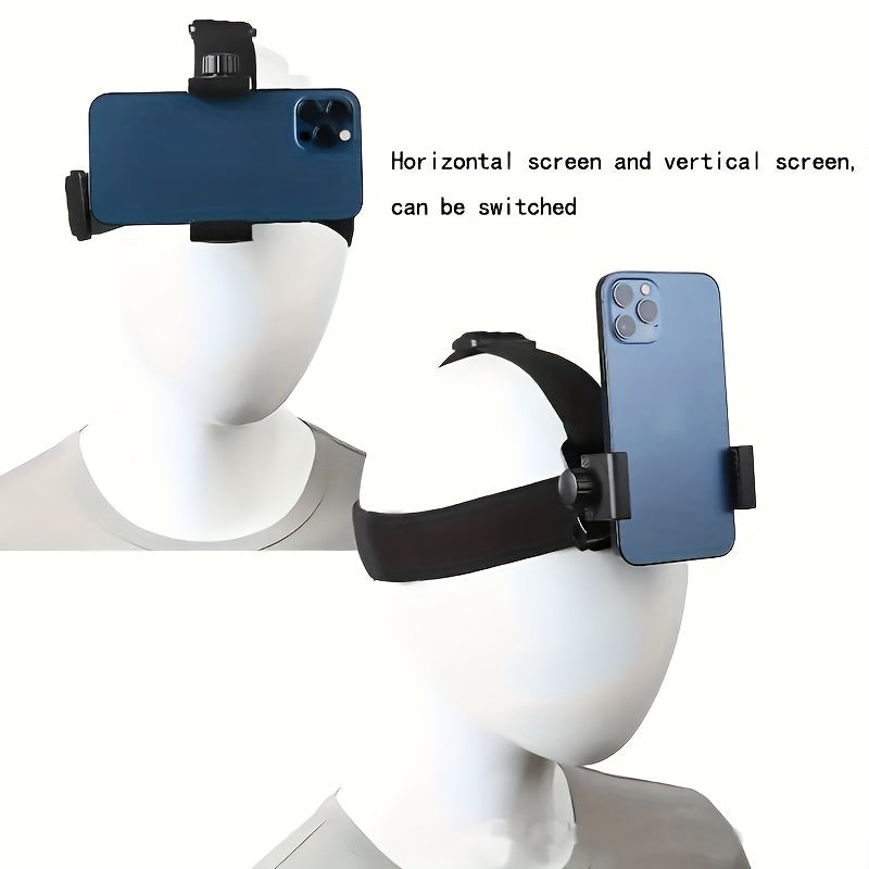 Adjustable Head-mounted Phone Camera Fixed Stand First Person Viewing Angle Shooting Video Camera Live