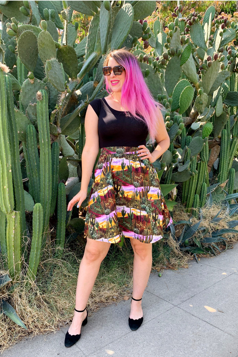 Falda acampanada Desert Dreams