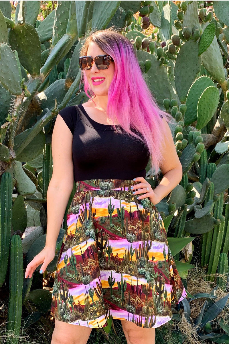 Falda acampanada Desert Dreams