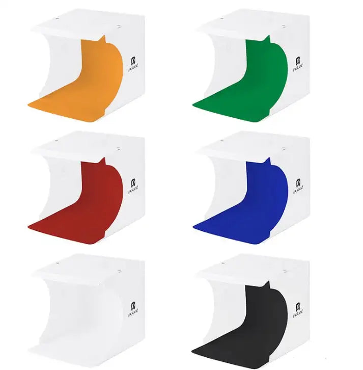 2 LED panels mini folding portable studio - Lootquake