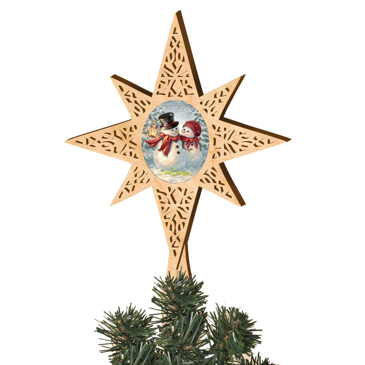 Snow Much In Love Tree Topper by D. Gelsinger - Christmas Decor - 89486-DG