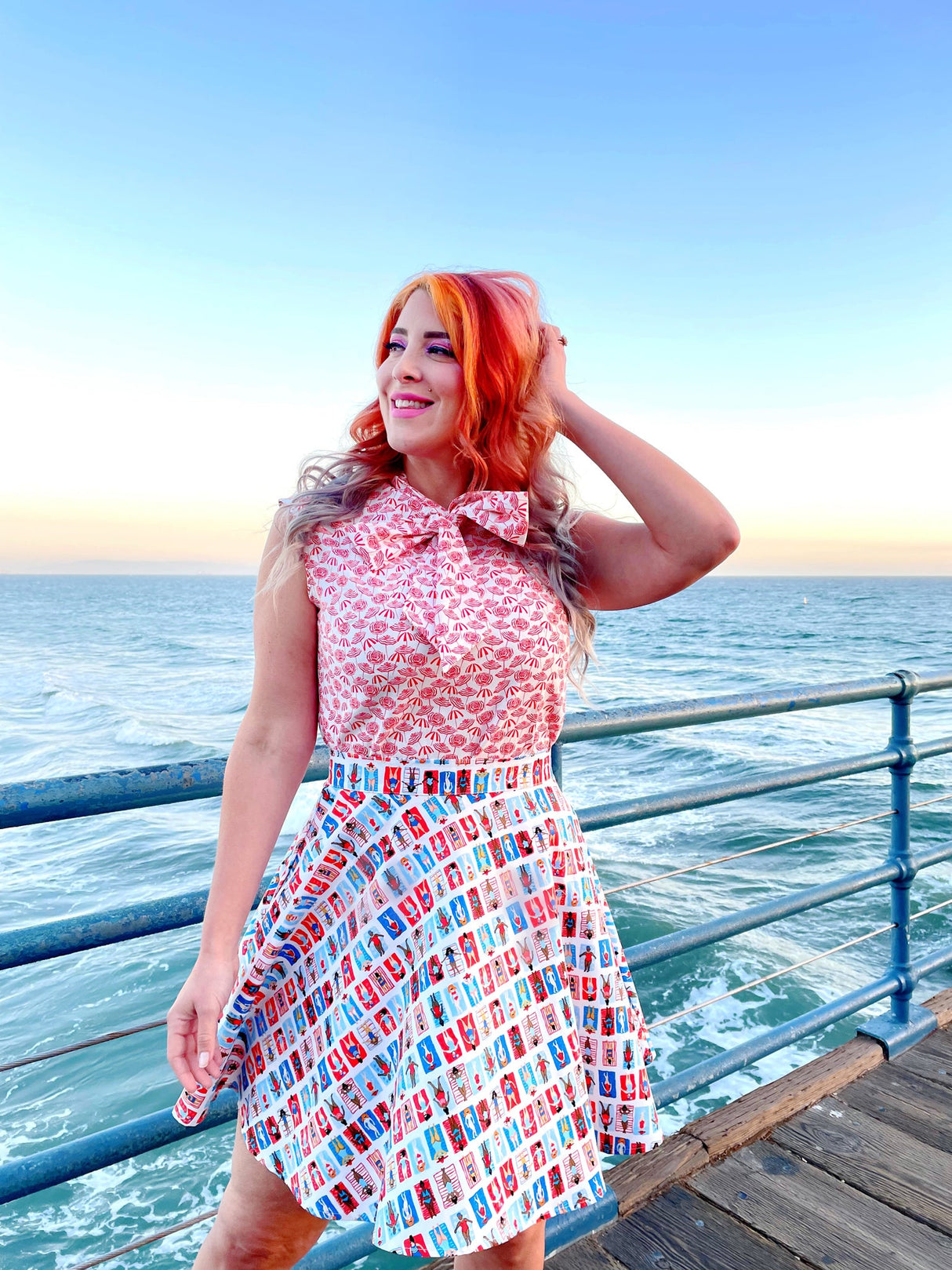 Parte superior del arco del paraguas