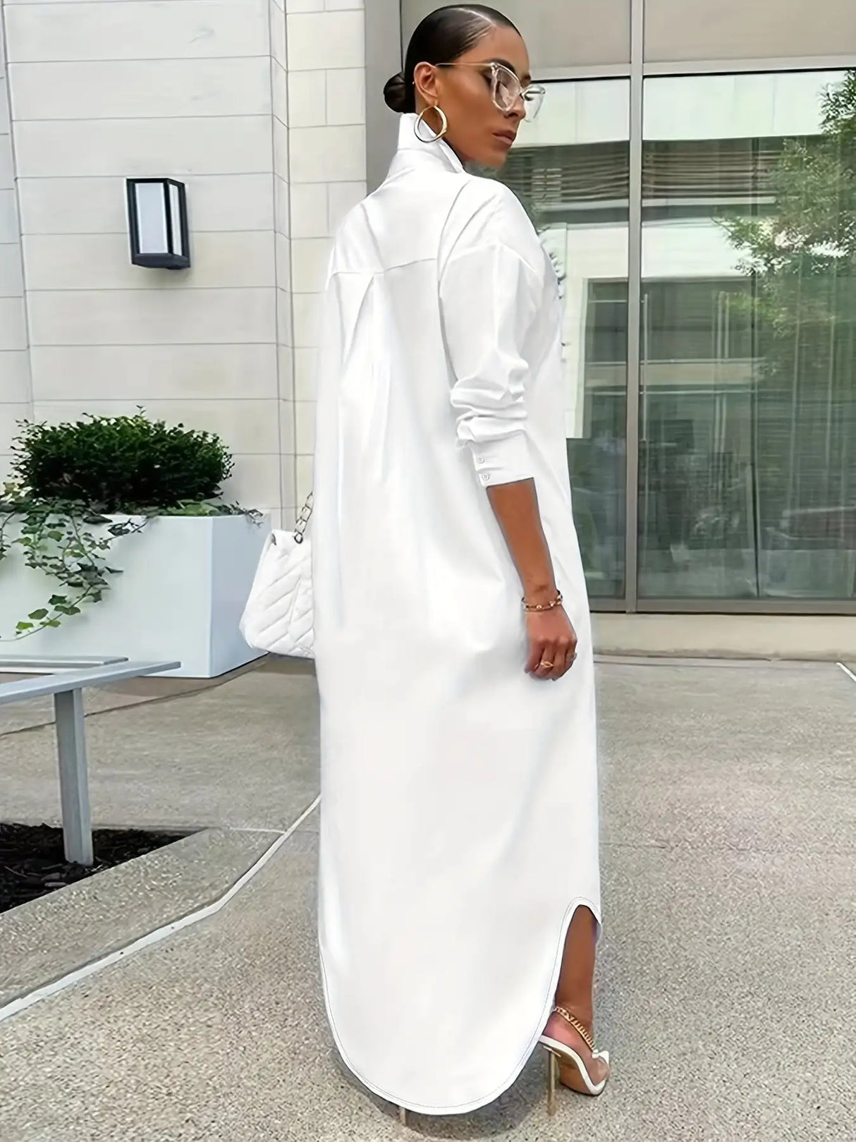 Long-sleeved Casual Shirts And Dresses With Multiple Wear Methods. - Lootquake