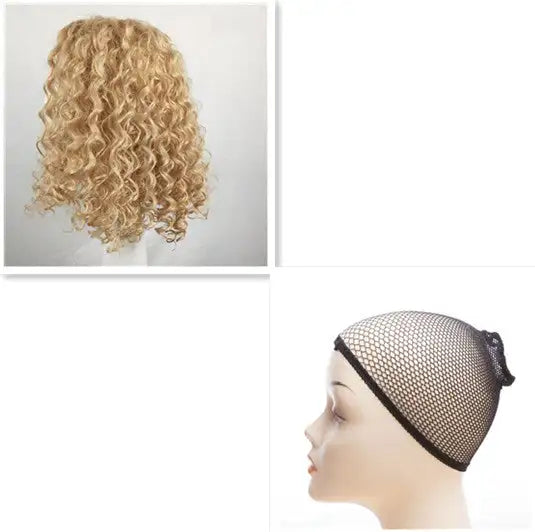 Beautiful short curly wig - Lootquake