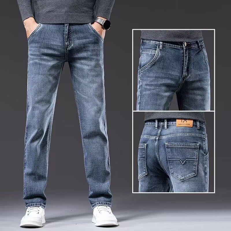 New Loose Straight Stretch Pants For Men - Lootquake