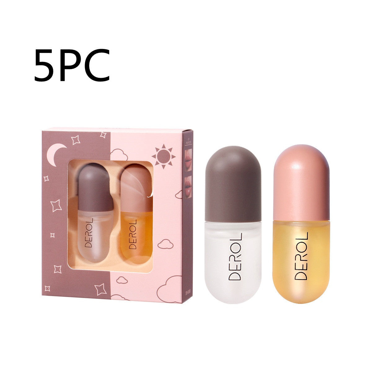 Day Night Instant Volume Lip Plumper Oil Clear Lasting Nourishing Repairing Reduce Lip Fine Line Care Lip Beauty Cosmetic - Lootquake