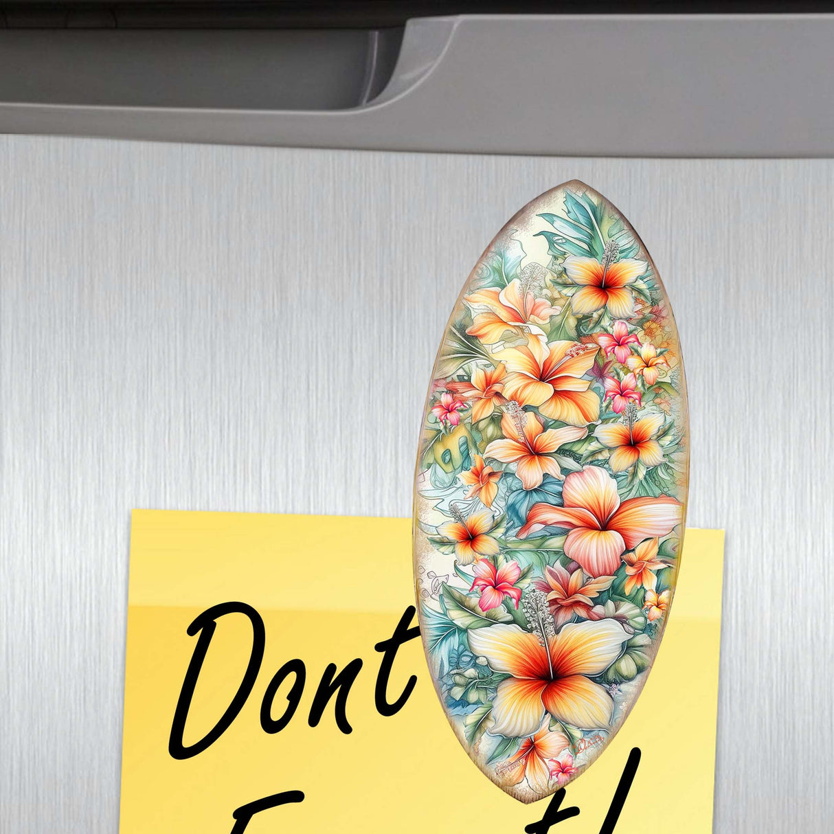 Coastal Charmers Surfboards Decorative Wooden Magnets Set of 6 by G. Debrekht - Coastal Decor - 8090070G-S6