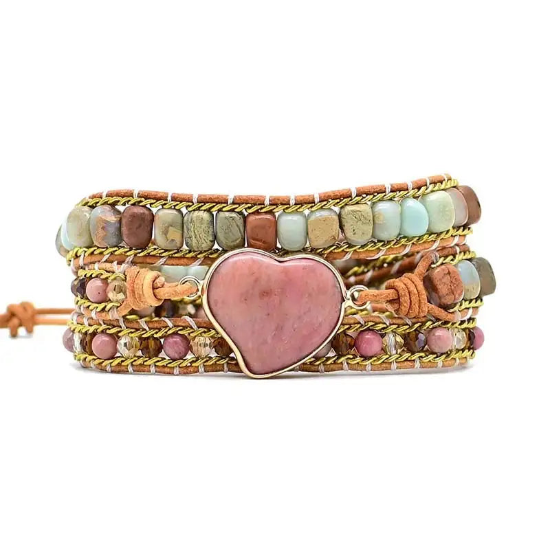 Fashion Irregular Heart Multi-layer Winding Bracelet - Lootquake