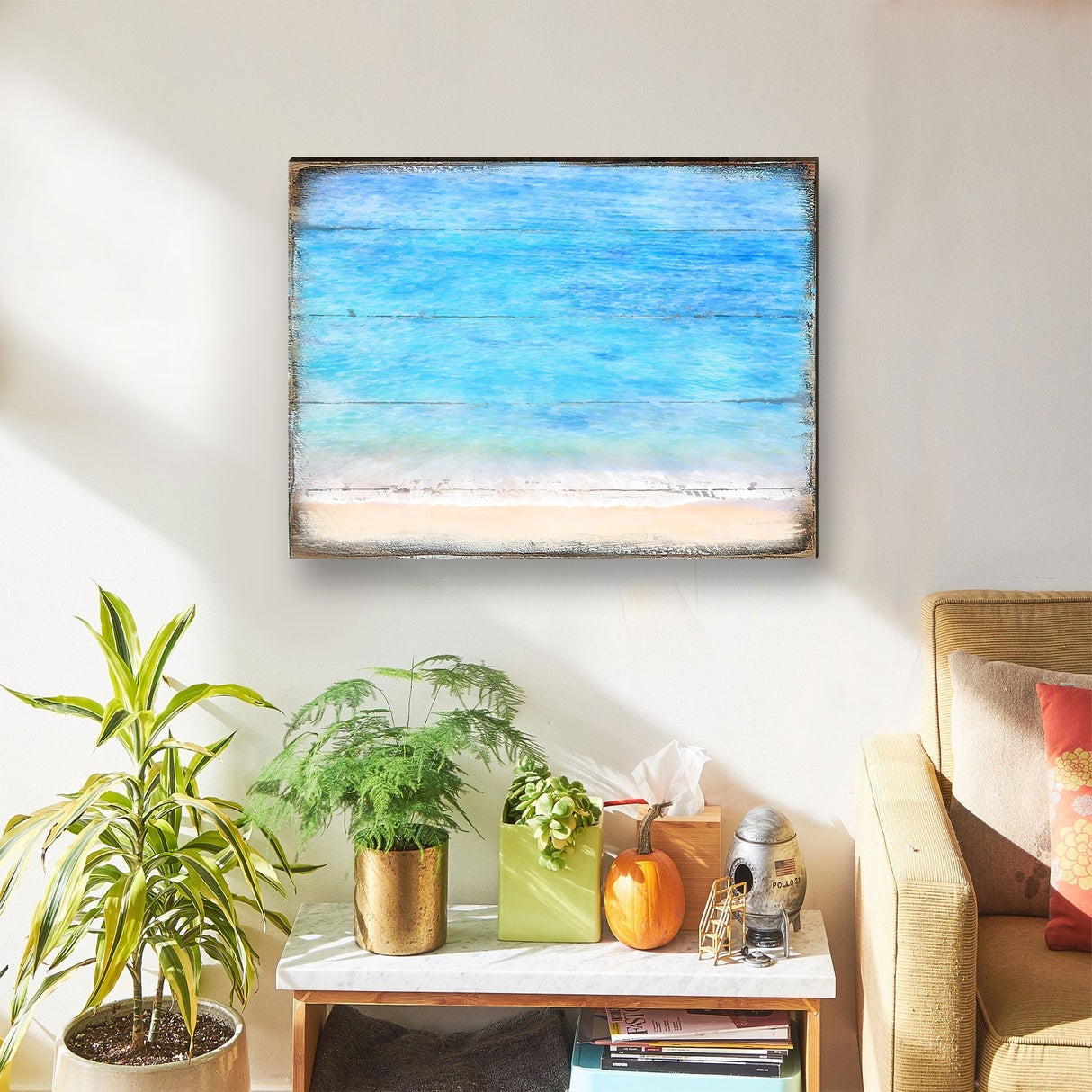 Spataro Beach Wood Handcrafted Wall Home Decor Coastal