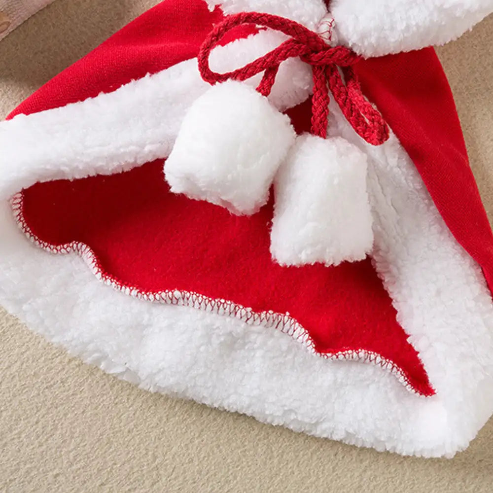 Cat Christmas Outfits, Dog Cat Santa Claus Outfit, Soft And Thick Xmas Cape With Hat, Christmas Cat Dog Costume Pet Cape, Cat Christmas Costumes For Cats, Medium Cat Cape For Cats - Lootquake
