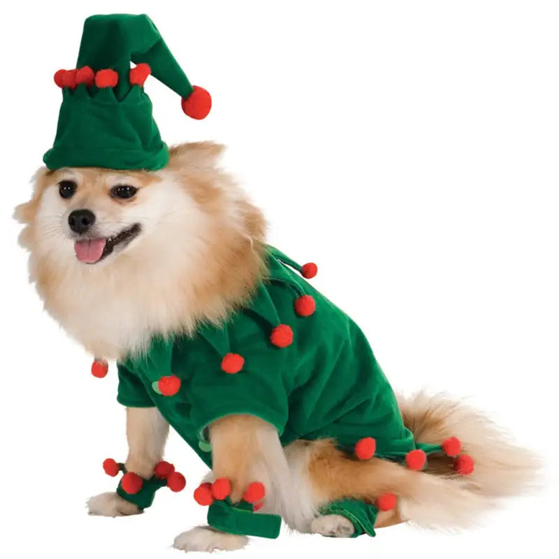 Cute Dog Cat Costume Christmas Cloak Halloween Disguise Cat - Lootquake