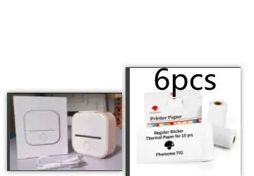 Mini-imprimante portable pour étudiants et amateurs, imprimante d'étiquettes thermique Bluetooth